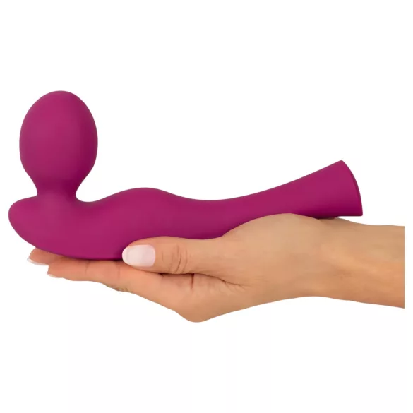 SMILE - Wand massant vibrant rechargeable - silicone rose