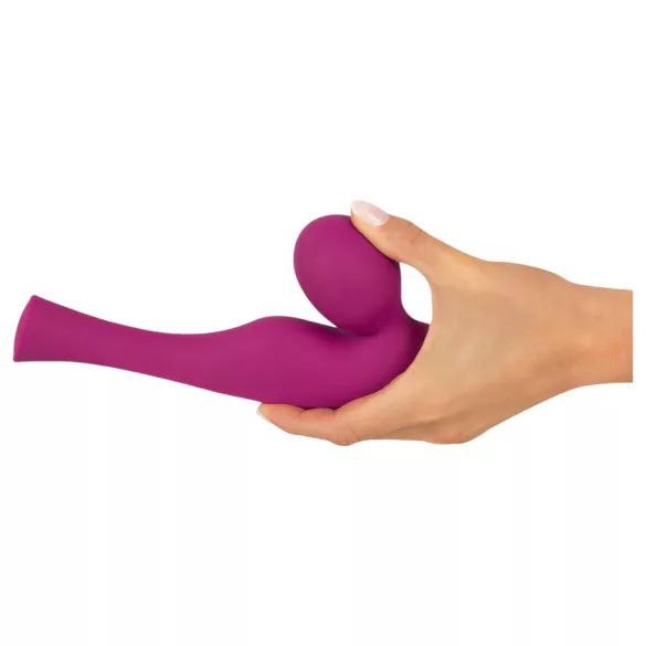 SMILE - Wand massant vibrant rechargeable - silicone rose