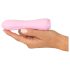 Cuties - mini vibromasseur rechargeable étanche - silicone rose