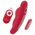 Smile - vibromasseur culotte télécommandé rechargeable - rouge