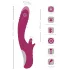 Javida - Vibromasseur langue et va-et-vient - silicone violet