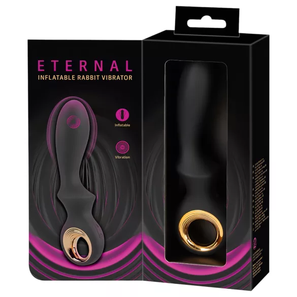 Eternal - vibromasseur G-pont gonflable (noir)