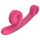 Snail Vibe Curve - vibromasseur 2en1 clitoridien et vaginal - silicone rose