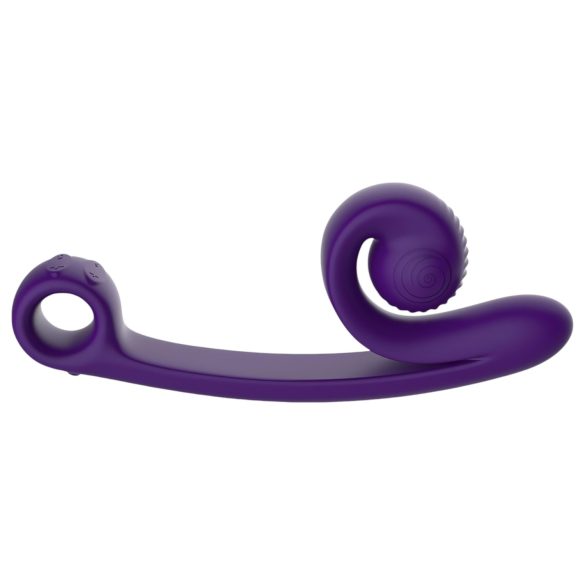 Snail Vibe Curve - Vibromasseur 2-en-1 pour clitoris (violet)