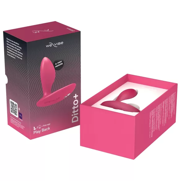 We-Vibe Ditto+ - vibromasseur anal intelligent rechargeable (rose)