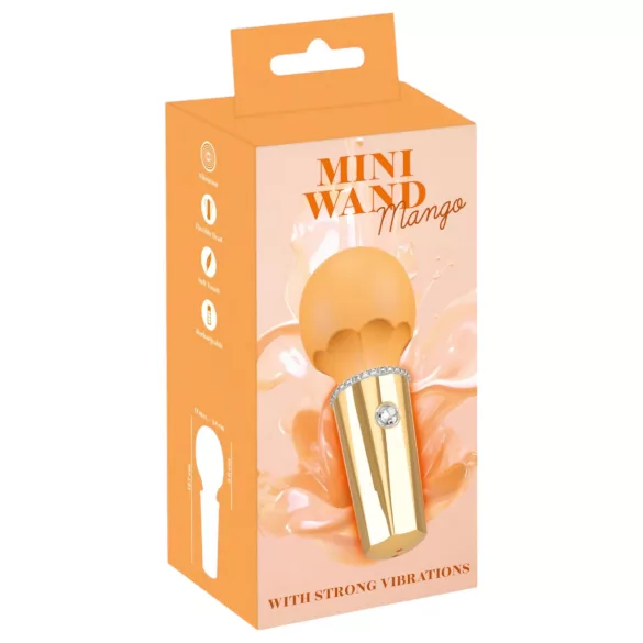 You2Toys - Mini wand massageur vibrant rechargeable - jaune