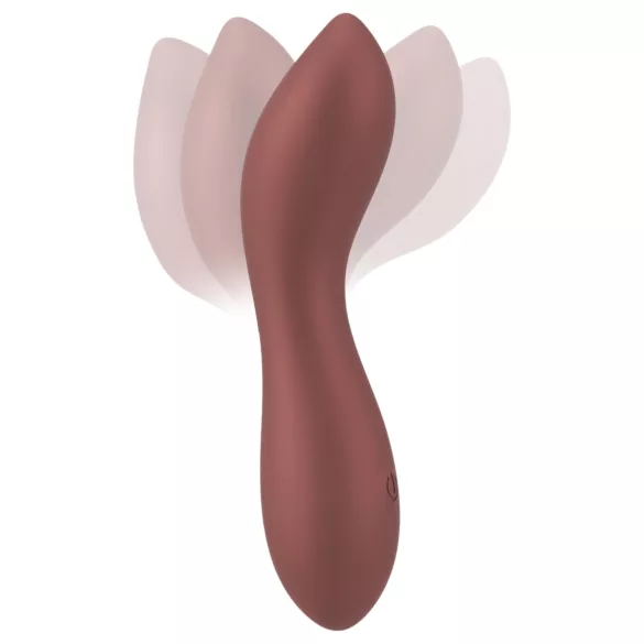 Smile - vibromasseur mini flexible point G - bronze