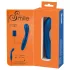 Smile - vibromasseur flexible point G - silicone bleu