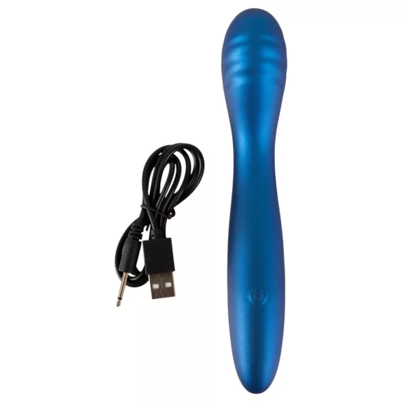 Smile - vibromasseur flexible point G - silicone bleu