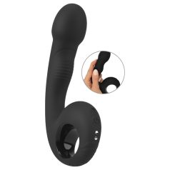 Black Velvets - Vibromasseur point G et P - silicone noir
