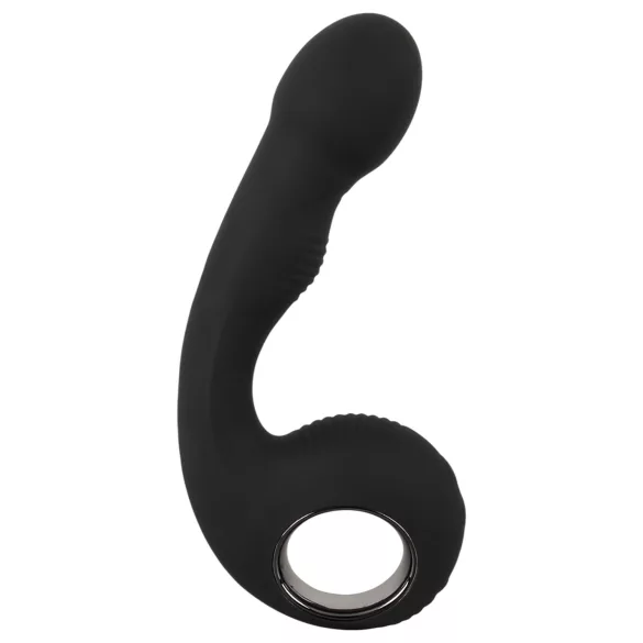 Black Velvets - Vibromasseur point G et P - silicone noir