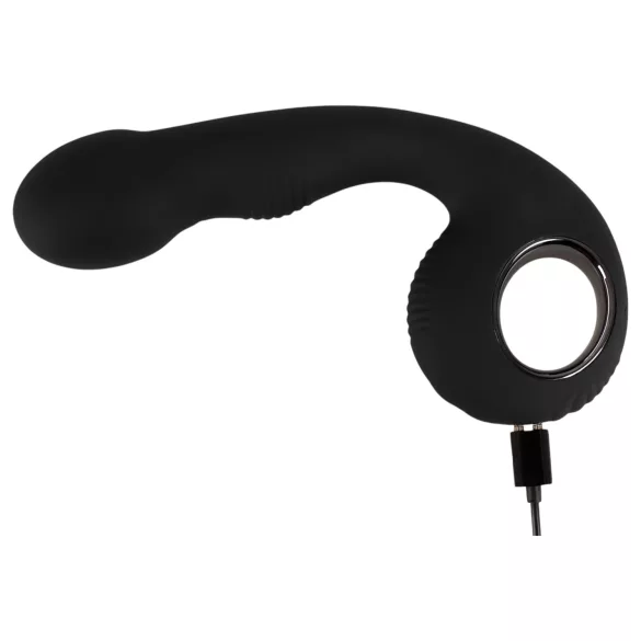 Black Velvets - Vibromasseur point G et P - silicone noir