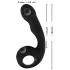 Black Velvets - Vibromasseur point G et P - silicone noir