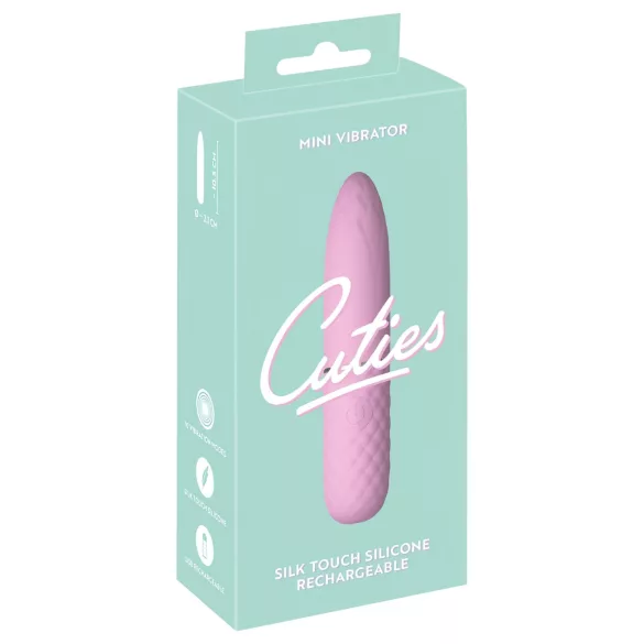 Cuties - mini vibromasseur - compact - silicone rose