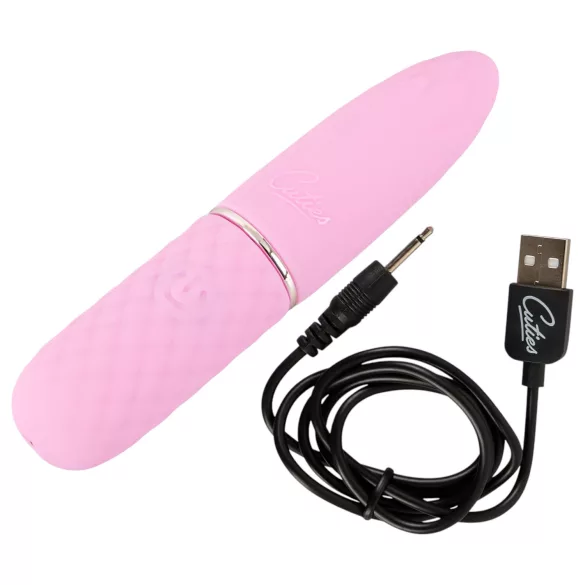 Cuties - mini vibromasseur - compact - silicone rose