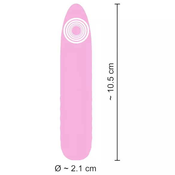 Cuties - mini vibromasseur - compact - silicone rose