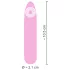 Cuties - mini vibromasseur - compact - silicone rose