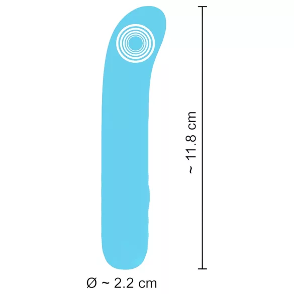 Cuties - mini vibromasseur point G - turquoise