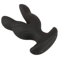 ANOS - gode anal vibrant double - silicone noir