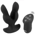 ANOS - gode anal vibrant double - silicone noir