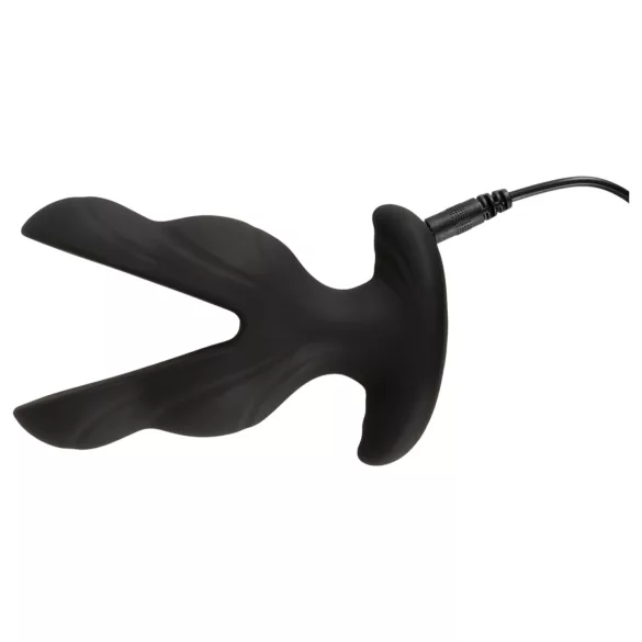 ANOS - gode anal vibrant double - silicone noir