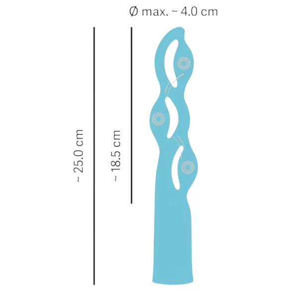 You2Toys Fabulous - vibromasseur 3 moteurs rechargeable - bleu