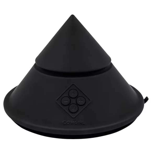 The Cowgirl Cone - machine sexuelle intelligente avec différents accessoires (noir)