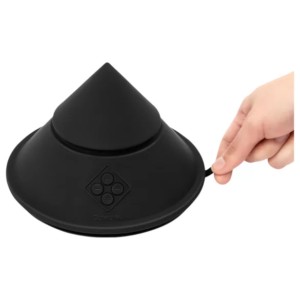 The Cowgirl Cone - machine sexuelle intelligente avec différents accessoires (noir)