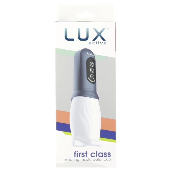 LUX Active First Class - masturbateur rotatif pour homme - blanc/gris