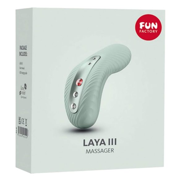 Fun Factory Laya III - vibromasseur clitoridien étanche (vert)