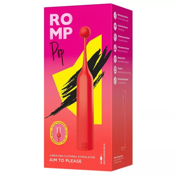 ROMP - mini vibromasseur clitoridien - rouge