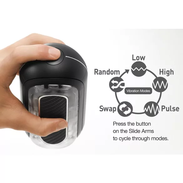 TENGA Flip Zero - puissant masturbateur (noir)