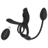 Couples Choice - anneau pénien vibrant multifonction - silicone noir