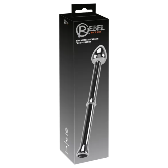 Rebel - vibromasseur prostatique en métal (argent)