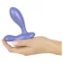 Smile - plug anal vibrant - silicone bleu