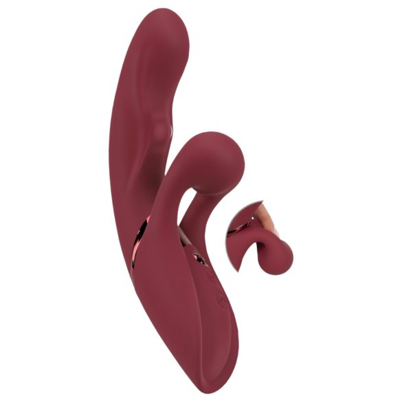 Javida - vibromasseur rabbit 2 fonctions rechargeable