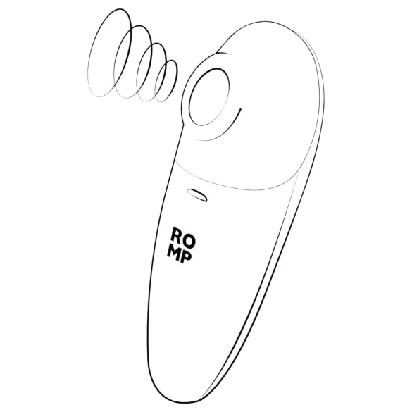 ROMP Switch X - stimulateur clitoridien à ondes - silicone pêche
