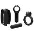 Bathmate Vibe Endurance - ensemble anneau pénien et masturbateur (noir)