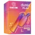 Durex Tease & Vibe - vibromasseur stick avec stimulateur clitoridien lapin