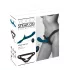 You2Toys - gode ceinture vibrant avec harnais - silicone noir bleu