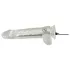 Crystal - Vibromasseur avec ventouse (transparent)