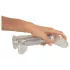 Crystal - Vibromasseur avec ventouse (transparent)