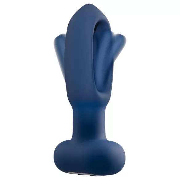 ANOS - vibromasseur anal langue - silicone bleu
