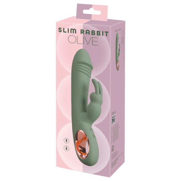 You2Toys - vibromasseur rabbit stimulateur clitoridien - silicone vert
