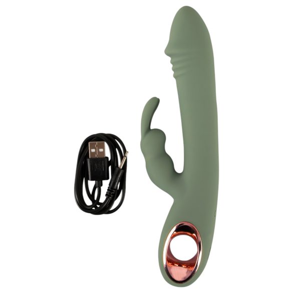 You2Toys - vibromasseur rabbit stimulateur clitoridien - silicone vert
