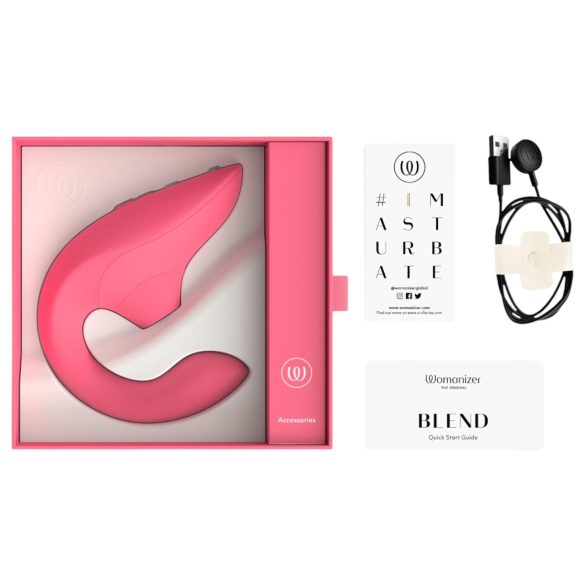 Womanizer Blend - Vibreur double stimulation (corail)