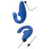 Stimulateur Womanizer Duo - Vibro bleu pour G-spot et clitoris