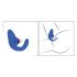 Stimulateur Womanizer Duo - Vibro bleu pour G-spot et clitoris