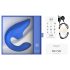 Stimulateur Womanizer Duo - Vibro bleu pour G-spot et clitoris
