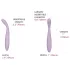 Svakom Cici 2 - vibromasseur point G connecté - silicone violet
